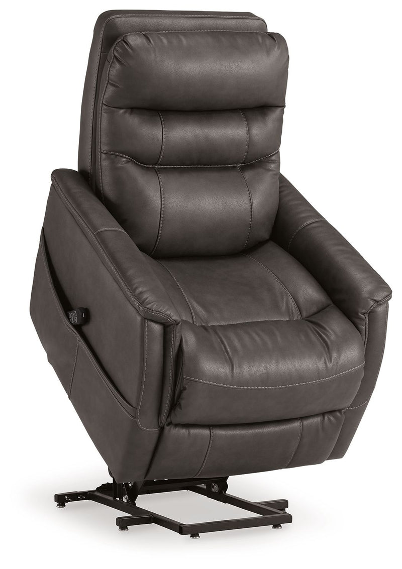 Strawbill - Power Lift Recliner - R&R Furniture Gallery (Fountain Valley, CA)