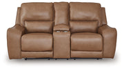 DeepWakes - Power Reclining Loveseat / Console / Adjustable Headrest - R&R Furniture Gallery (Fountain Valley, CA)