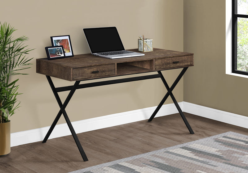 Computer Desk For Home Office, Laptop, Storage Drawers, Glossy Contemporary & Modern - R&R Furniture Gallery (Fountain Valley, CA)