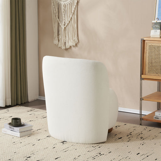 Modern Low Back Accent Upholstered Armless Living Room Chairs, Round Feet - R&R Furniture Gallery (Fountain Valley, CA)