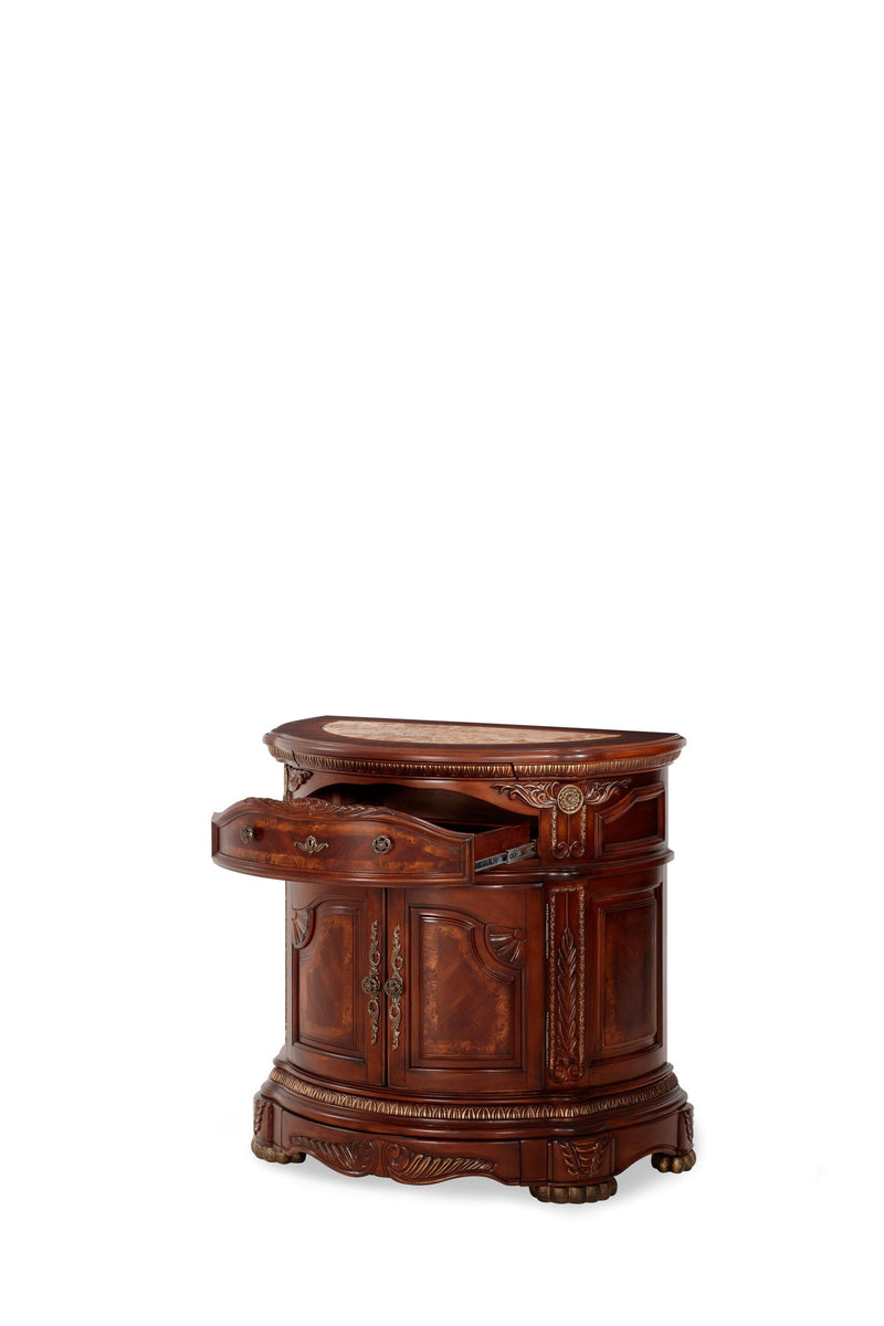 Cortina - Bedside Chest - Honey Walnut - R&R Furniture Gallery (Fountain Valley, CA)