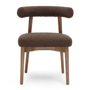 Spara - Performance Boucle Side Chair - Chocolate Brown - R&R Furniture Gallery (Fountain Valley, CA)