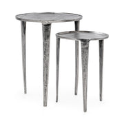 Elinor - Nesting Accent Tables (Set of 2) - Nickle - R&R Furniture Gallery (Fountain Valley, CA)