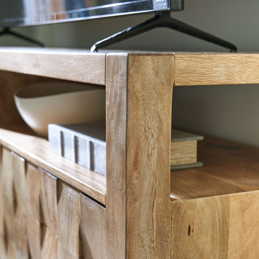 Hudwick - Accent Cabinet - Natural Brown - R&R Furniture Gallery (Fountain Valley, CA)