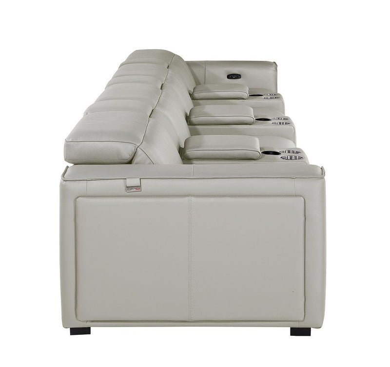 1224 - 7-Piece Modular Power Reclining Sofa In With 4 Power Recliners & Power Headrests