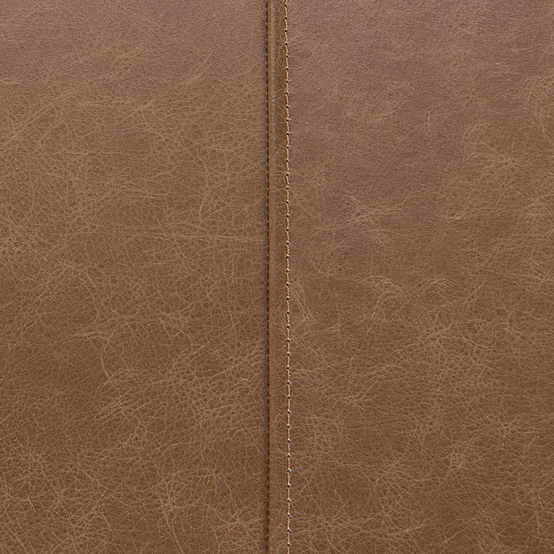 Madeleine - Leather Bench - Dune Walnut - R&R Furniture Gallery (Fountain Valley, CA)
