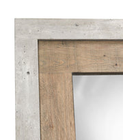 Charlotte - Mirror - Natural / Weathered Cement - R&R Furniture Gallery (Fountain Valley, CA)