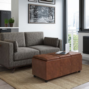 Avalon - Upholstered Storage Ottoman - R&R Furniture Gallery (Fountain Valley, CA)