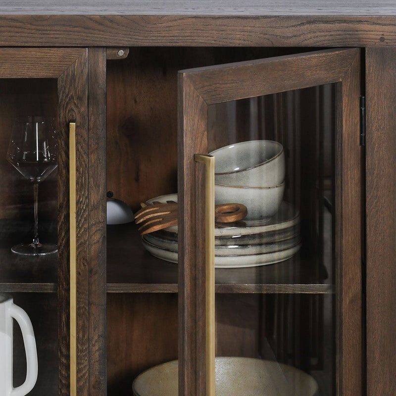 Bradley - Solid Wood Cabinet - R&R Furniture Gallery (Fountain Valley, CA)