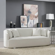 Odette - Sofa With 4 Pillows - Beige Chenille - R&R Furniture Gallery (Fountain Valley, CA)