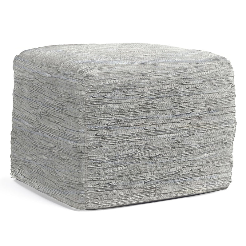 Fredrik - Handcrafted Square Pouf - R&R Furniture Gallery (Fountain Valley, CA)