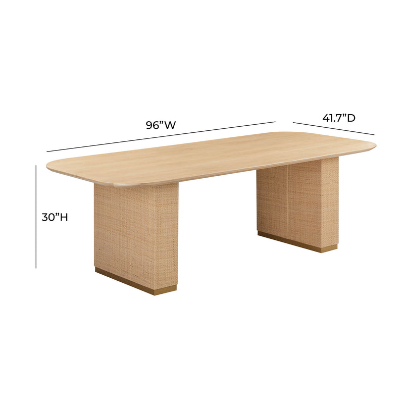 Akiba - Rectangular Dining Table - Natural - R&R Furniture Gallery (Fountain Valley, CA)