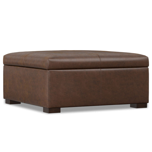 Gabbie - Coffee Table Upholstered Storage Ottoman - R&R Furniture Gallery (Fountain Valley, CA)