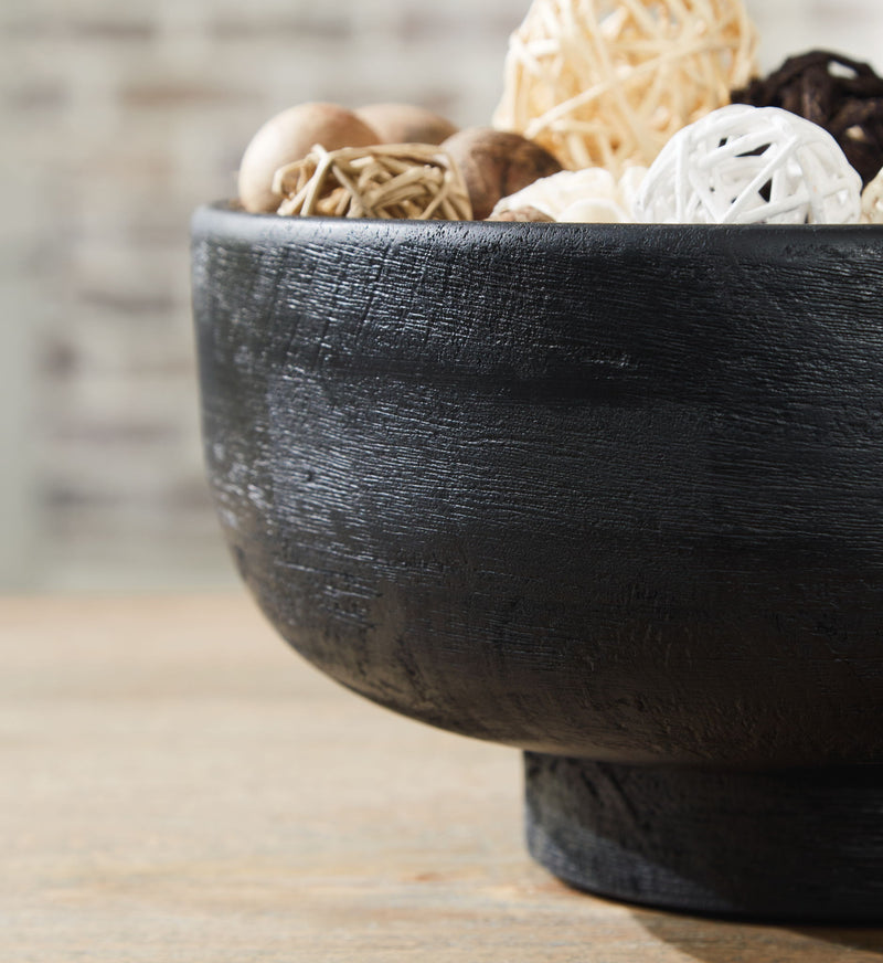 Brynnington - Bowl - Black - R&R Furniture Gallery (Fountain Valley, CA)