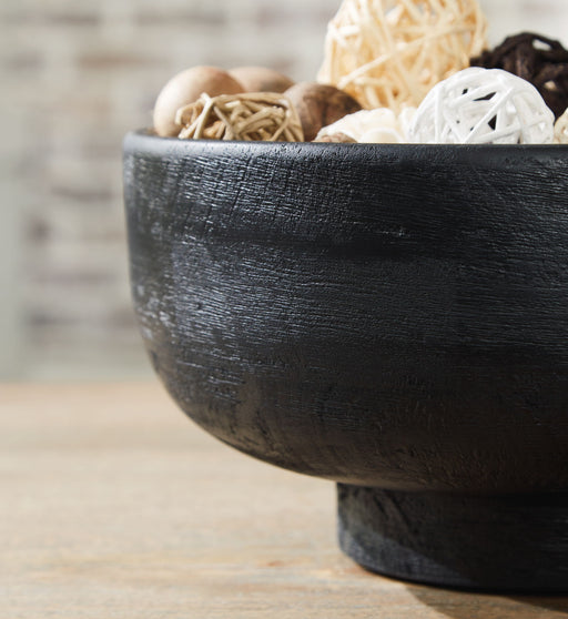 Brynnington - Bowl - Black - R&R Furniture Gallery (Fountain Valley, CA)