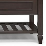 Connaught - Entryway Storage Bench With Shelf - Chestnut - R&R Furniture Gallery (Fountain Valley, CA)