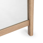 Classic Home Juno Coastal Drift floor mirror with a sleek full-length design and a stylish coastal-inspired frame.