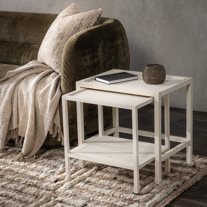 Devin - Solid Wood Nesting Accent Tables - R&R Furniture Gallery (Fountain Valley, CA)