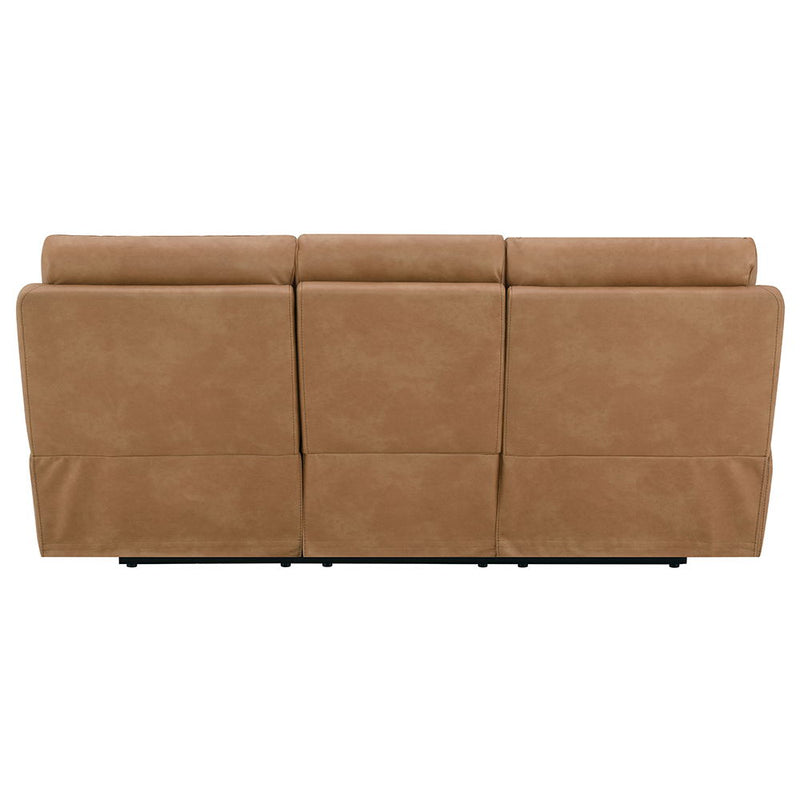 Chavis - Power Motion Sofa With USB & Power Headrest - Brown - R&R Furniture Gallery (Fountain Valley, CA)