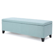 Contemporary Storage Ottoman Bench With Upholstery - R&R Furniture Gallery (Fountain Valley, CA)