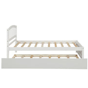 Platform Bed Wood Bed Frame With Trundle - R&R Furniture Gallery (Fountain Valley, CA)