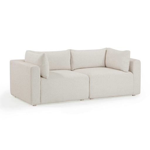 Hangover - Outdoor Modular Loveseat - Cream - R&R Furniture Gallery (Fountain Valley, CA)