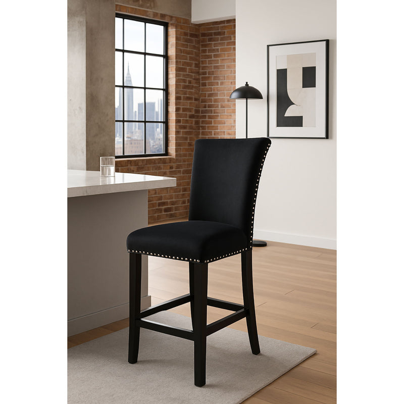 Mikha - Bar Stools (Set of 2) - Black - R&R Furniture Gallery (Fountain Valley, CA)