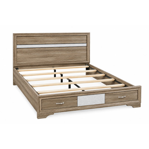 Ryder - Bed With Panel Headboard, 2 Drawer Footboard