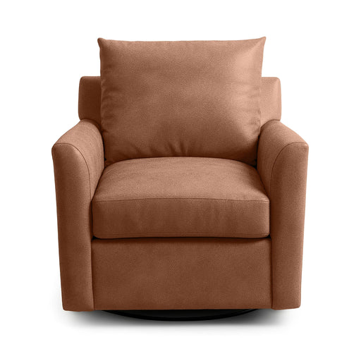 Classic Home Olivia swivel chair with cushioned back and seat, featuring a modern design and smooth 360-degree swivel functionality.