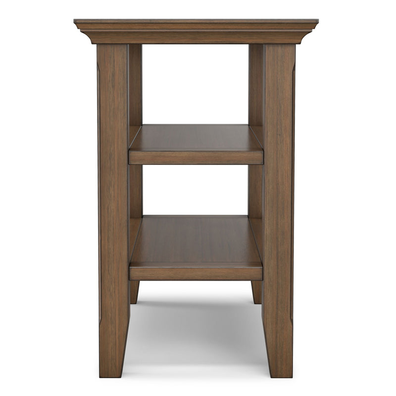 Acadian - Narrow Side Table - Rustic Brown - R&R Furniture Gallery (Fountain Valley, CA)