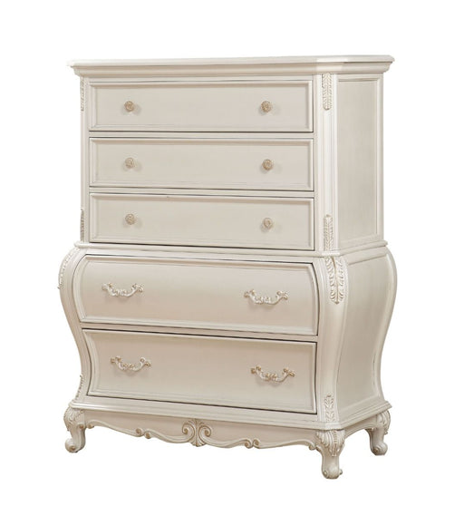 Chantelle - Chest - Pearl White Finish - R&R Furniture Gallery (Fountain Valley, CA)