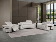 1126 - Top Grain Power Reclining Italian Leather Living Room Set - R&R Furniture Gallery (Fountain Valley, CA)