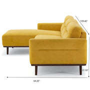 Ella - L-Shaped Sectional Couch - R&R Furniture Gallery (Fountain Valley, CA)