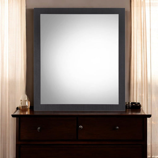 Eos - Mirror - Walnut & Black - R&R Furniture Gallery (Fountain Valley, CA)