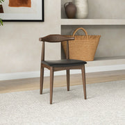 Destiny - Dining Chairs (Set of 2) - Black / Dark Brown - R&R Furniture Gallery (Fountain Valley, CA)