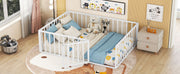 Metal Floor Bed Frame With Fence And Door - R&R Furniture Gallery (Fountain Valley, CA)