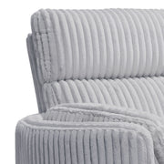 Parker Living Radius Power Swivel Glider Recliner in modern fabric with plush cushioning and a sleek design.