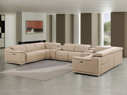2679 - 10-Piece U-Shaped Power Reclining Sectional In Genuine Leather (4 Recliners) - R&R Furniture Gallery (Fountain Valley, CA)