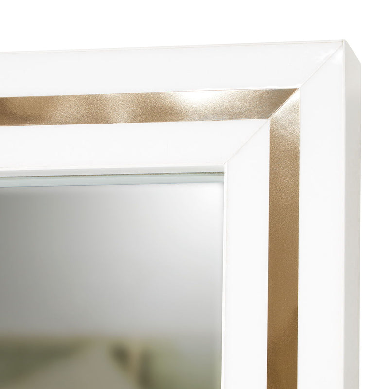 Palm Gate - Wall Mirror - Cloud White - R&R Furniture Gallery (Fountain Valley, CA)