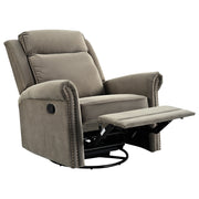 360 Degrees Swivel Recliner Manual Rocking Recliner Home With Adjustable Backrest - R&R Furniture Gallery (Fountain Valley, CA)