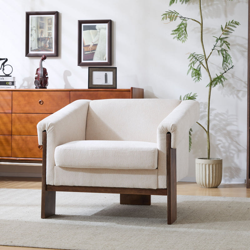 Sierra - Vintage Modern Accent Chair With Deep Cushions And Wide Armrests - R&R Furniture Gallery (Fountain Valley, CA)