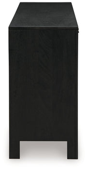 Cliffiings - Accent Cabinet - Black / Natural - R&R Furniture Gallery (Fountain Valley, CA)