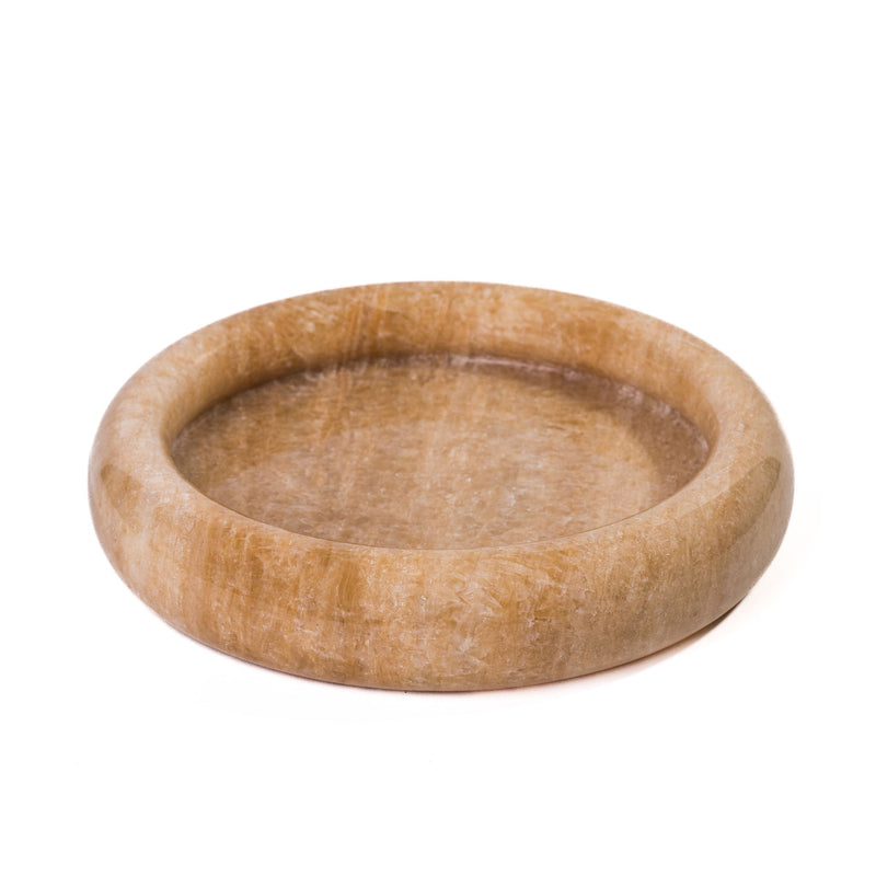 Marble Round Edged Catch-All - Onyx - R&R Furniture Gallery (Fountain Valley, CA)