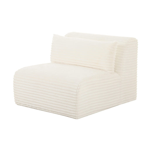 Tarra - Fluffy Oversized Corduroy Modular Armless Chair - R&R Furniture Gallery (Fountain Valley, CA)