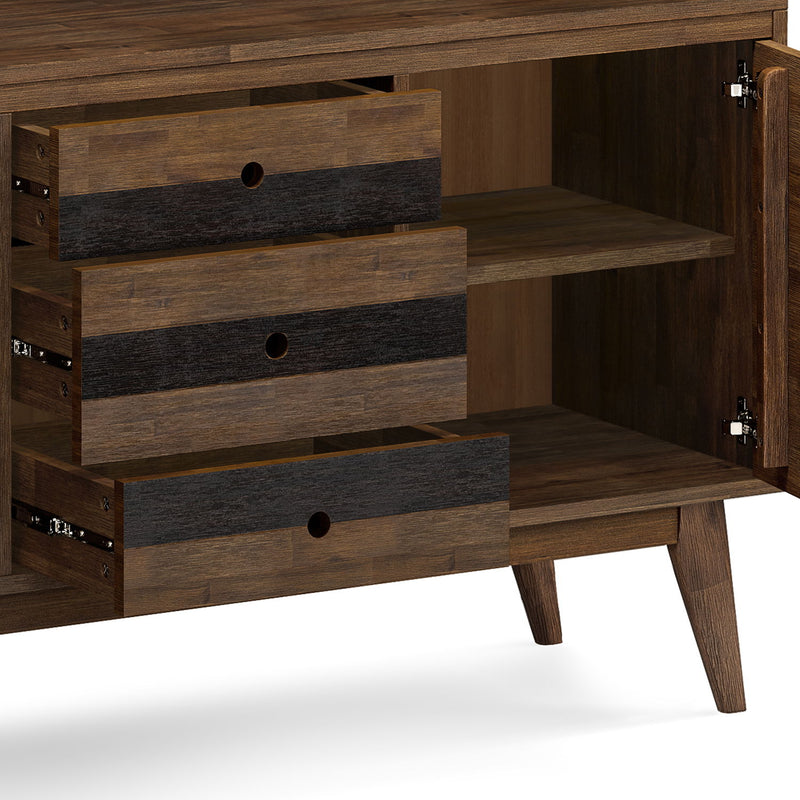 Clarkson - Sideboard Buffet - Rustic Natural Aged Brown - R&R Furniture Gallery (Fountain Valley, CA)