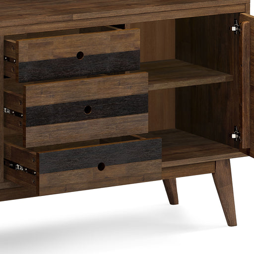 Clarkson - Sideboard Buffet - Rustic Natural Aged Brown - R&R Furniture Gallery (Fountain Valley, CA)