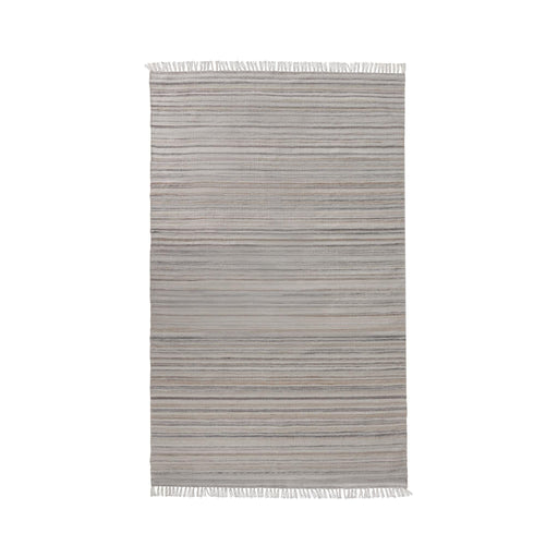 Classic Home Chania area rug with intricate geometric patterns in neutral tones, perfect for living room or bedroom decor.