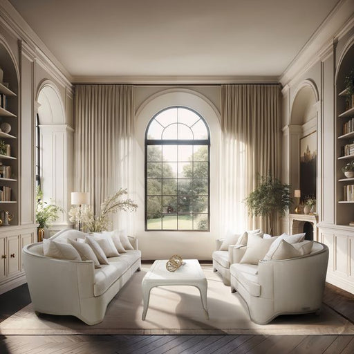 London Place - Chair And A Half - Champagne - R&R Furniture Gallery (Fountain Valley, CA)