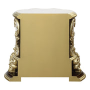 Desiderius - Nightstand - Antique Gold & Hand Painted Brown - R&R Furniture Gallery (Fountain Valley, CA)