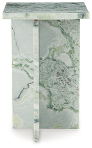 Deaconwell - Accent Table - White / Green - R&R Furniture Gallery (Fountain Valley, CA)